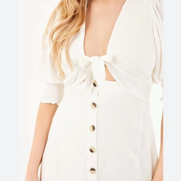 XS Free People String of Hearts Maxi Dress - Picture 5 of 10